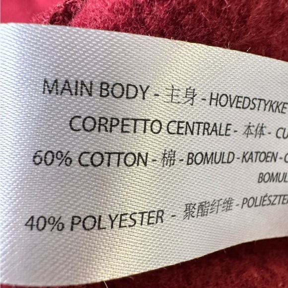 Ariat REAL Beartooth Burgundy Hooded Sweater Size XXL - Picture 10 of 11